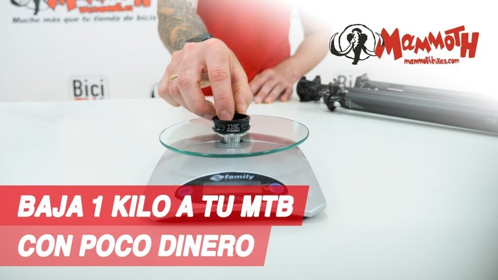 Cómo bajar 1 kilo a tu bici MTB por poco dinero | Mammoth Bikes 5 Como bajar 1 kilo a tu bici MTB por poco