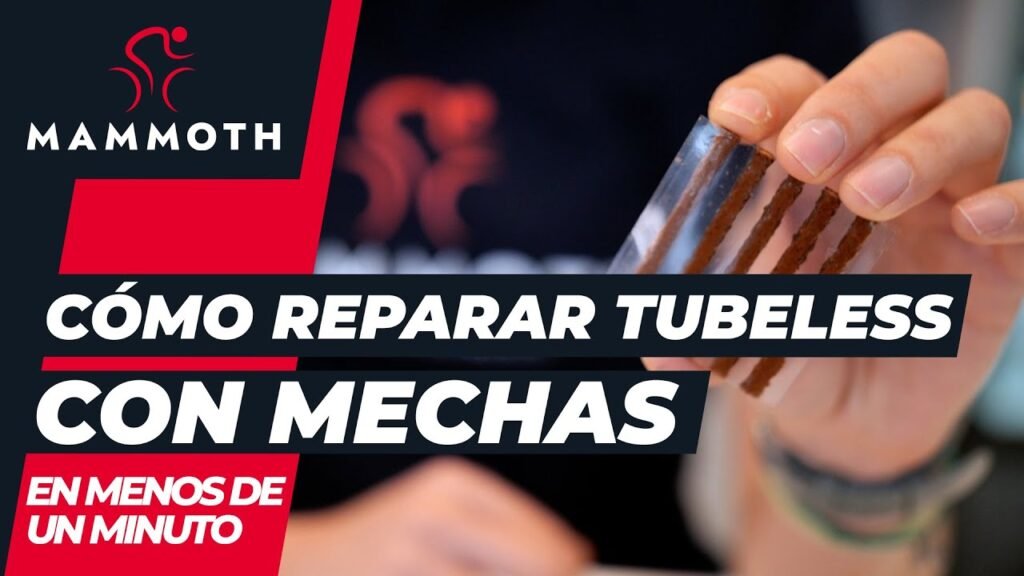 Cómo reparar tubeless con mechas en menos de 1 minuto | Mammoth Bikes 3 Como reparar tubeless con mechas en menos de 1 minuto