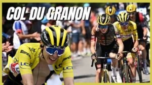 Cuando JUMBO revento a POGACAR Col du Granon 2022