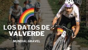 Datos de Valverde en el Mundial Gravel vs los mios
