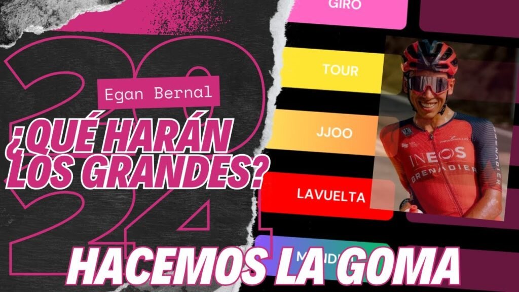EGAN BERNAL CALENDARIO 2024 de los Grandes Nombres