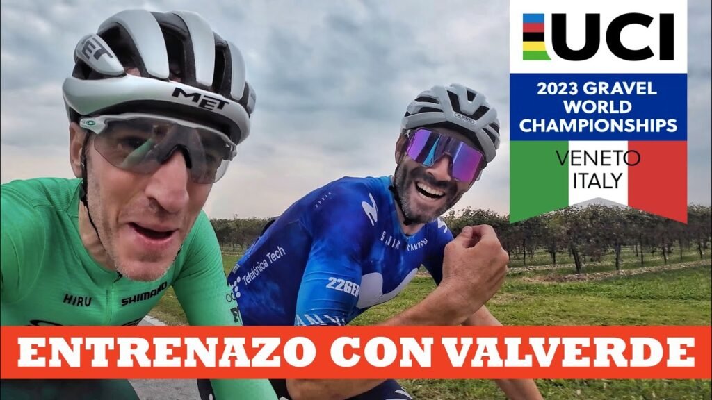 Entrenamiento top con Alejandro Valverde Mundial Gravel Italia 2023