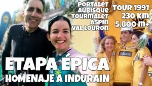 HOMENAJE A INDURAIN REVIVIENDO LA 1a ETAPA QUE INDURAIN SE