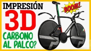 Impresion 3D VS CARBONO en CICLISMO de RUTA MOUNTAIN BIKE