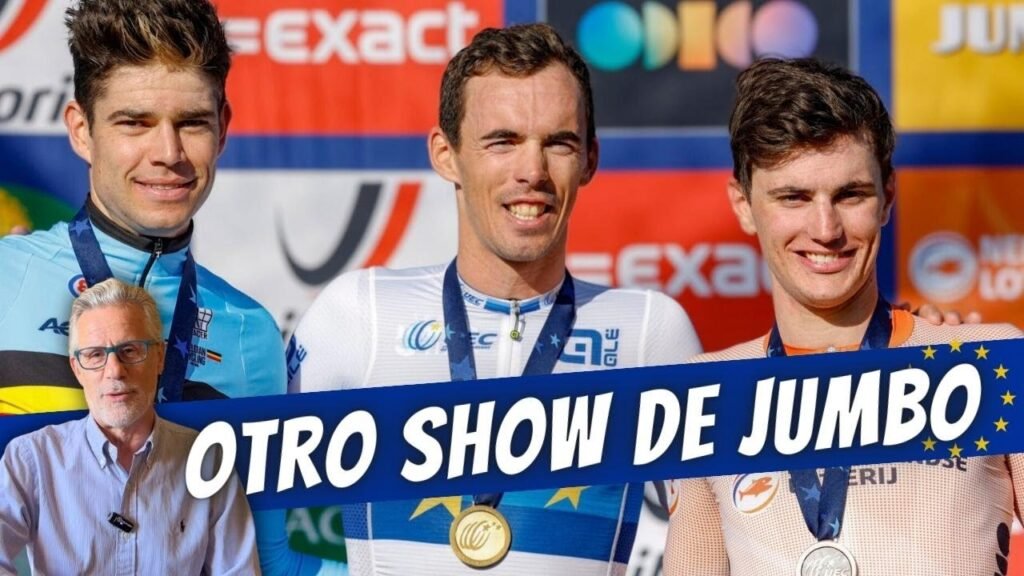 LAPORTE CAMPEON de EUROPA secundado por VAN AERT y KOOIJ