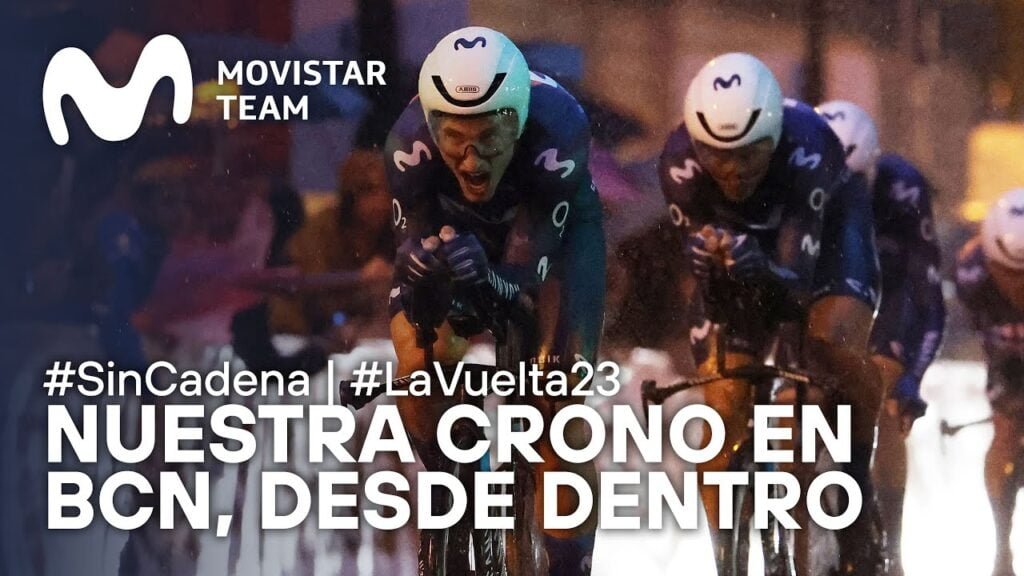 La Vuelta 23: Nuestra Crono por Equipos en Barcelona, desde dentro | Movistar Team 2023 2 La Vuelta 23 Nuestra Crono por Equipos en Barcelona desde