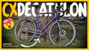 La bici CX de DECATHLON para CARRERAS VAN RYSEL RCX