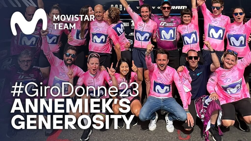 La generosidad de Annemiek van Vleuten en el Movistar Team - Giro Donne 2023 6 La generosidad de Annemiek van Vleuten en el Movistar Team
