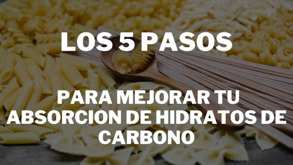 Los 5 pasos para absorber mejor los hidratos | Daniel Escaño 1 Los 5 pasos para absorber mejor los hidratos Daniel