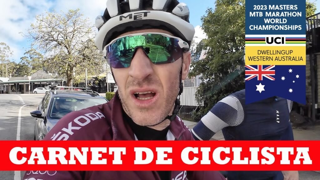 Me examinan para el carnet de ciclista Dwellingup Australia