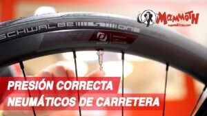 Presion correcta para neumaticos de carretera Mammoth Bikes