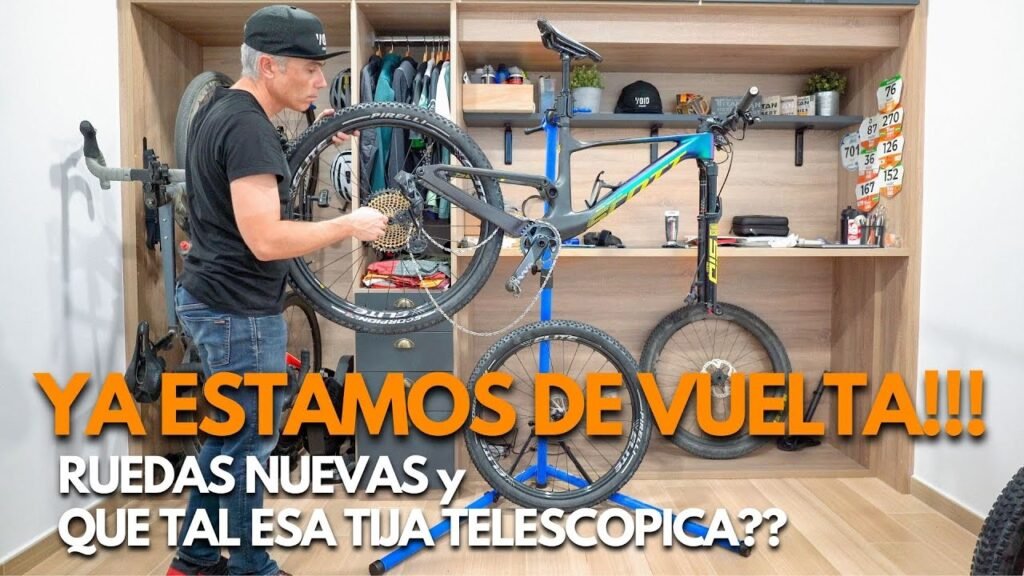 RUEDAS NUEVAS DE CARBONO MONTADAS ¿QUE TAL LA TIJA