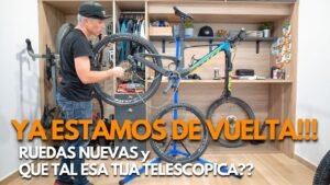 RUEDAS NUEVAS DE CARBONO MONTADAS ¿QUE TAL LA TIJA