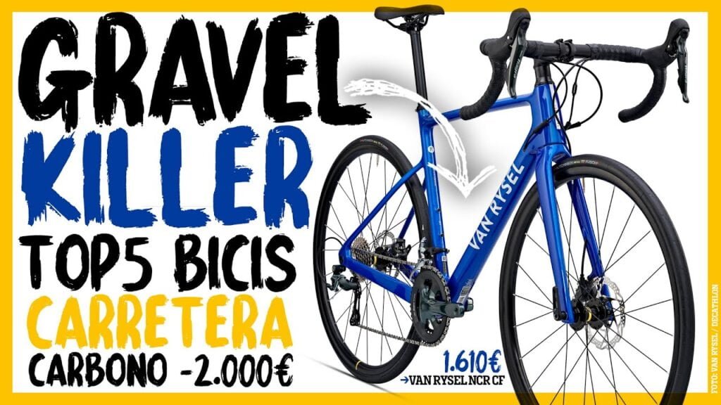 TOP5 BICIS CARRETERA de CARBONO BARATAS CHOLLOS para CICLISMO de