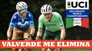 Valverde me esta eliminando Mundial Gravel Italia 2023