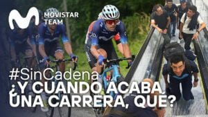 What happens when a Stage Race Ends Movistar Team