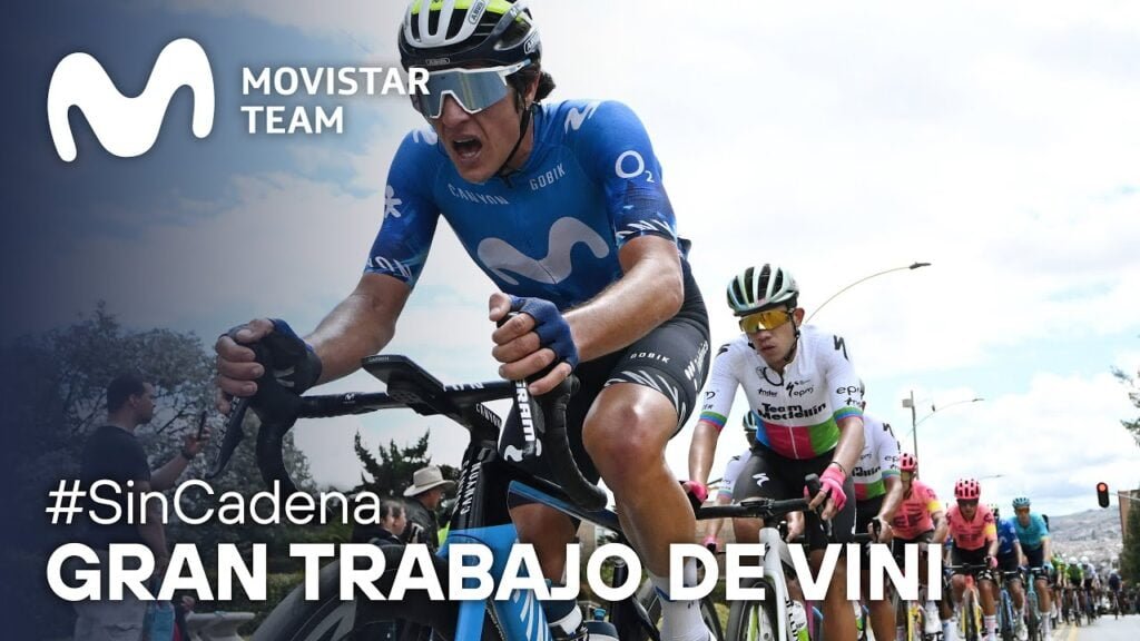 Gran trabajo de Vinicius en la Etapa 2 del Tour Colombia 2024 | Movistar Team 2 Gran trabajo de Vinicius en la Etapa 2 del Tour