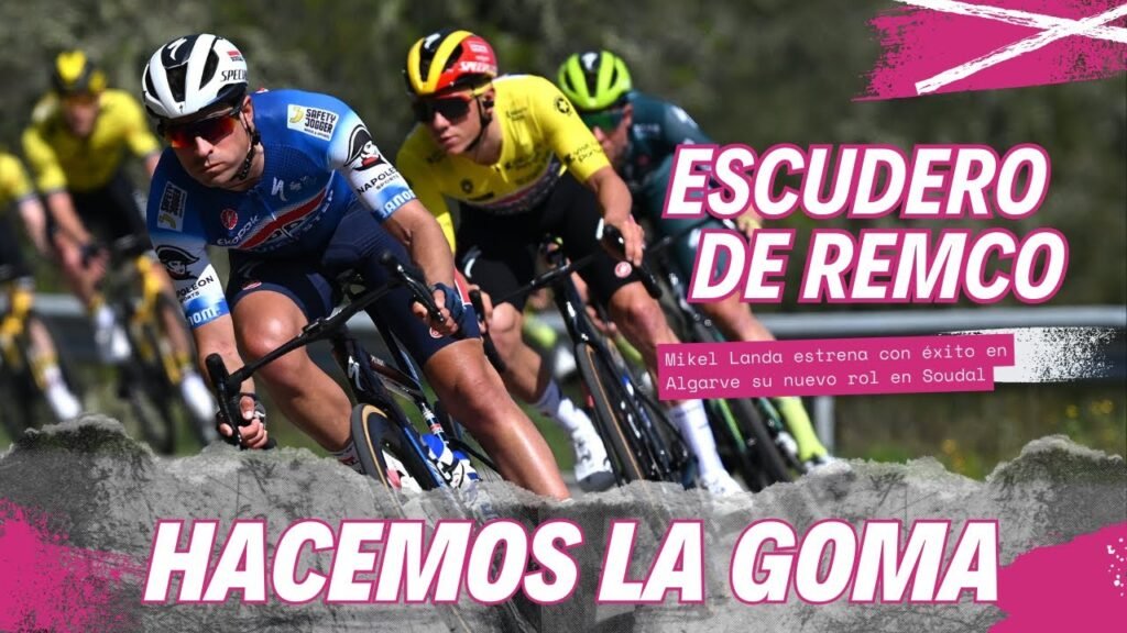 Mikel Landa avanza a Remco Evenepoel en la Volta ao