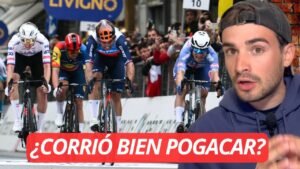 POGACAR vuelve a CHUTAR EN EL POSTE en la MILAN SAN