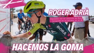 ROGER ADRIA charlamos con el ciclista de BORA HANSGROHE