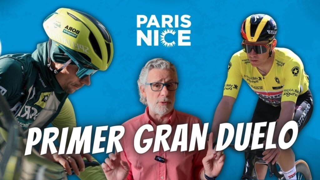 ROGLIC vs EVENEPOEL en PARIS NIZA con permiso de BERNAL