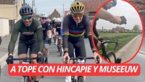 CORRIENDO la GRAN FONDO PARIS ROUBAIX con HINCAPIE y MUSEEUW