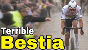 Resumen Paris Roubaix 2024 Mathieu Van Der Poel hace