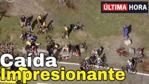 Terrible Caida Vuelta Al Pais Vasco 2024 Vingegaard Roglic