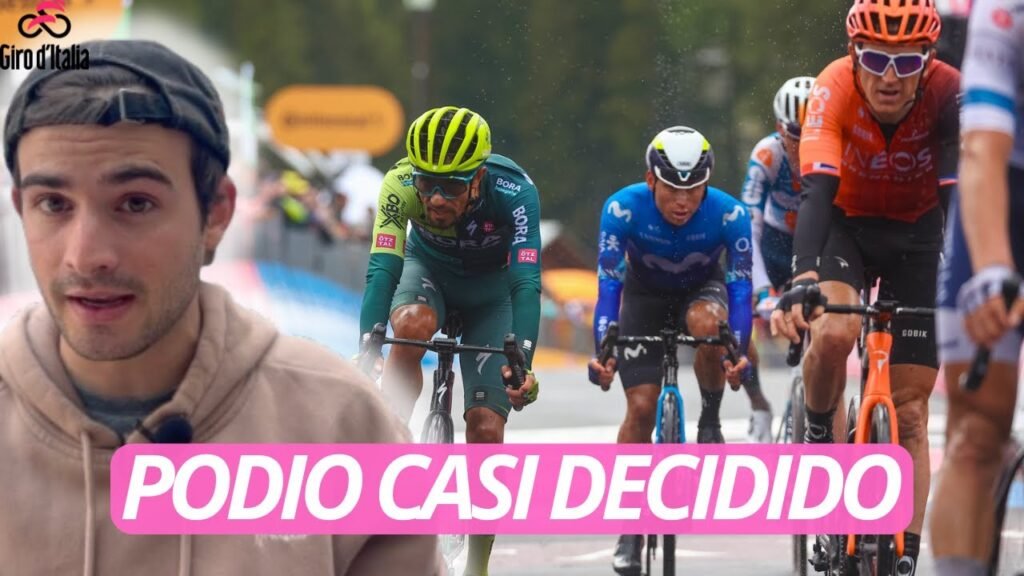 DANI MARTINEZ y THOMAS AFIANZAN el PODIO FINAL Etapa