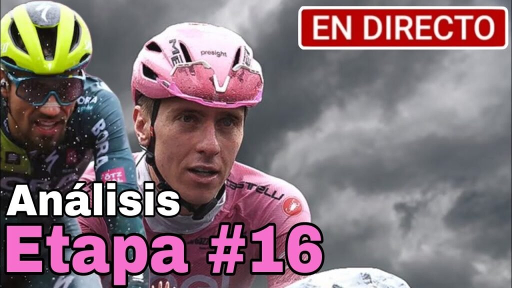 EN VIVO Analisis Etapa 16 Giro de Italia 2024
