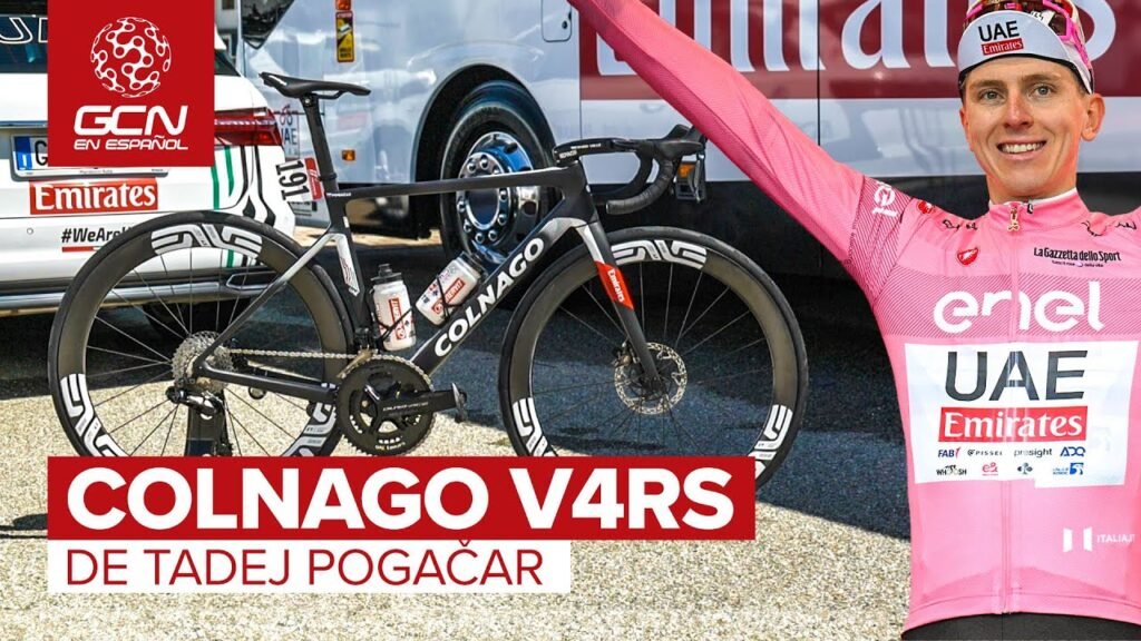 La Colnago V4RS de Tadej Pogacar y del equipo UAE