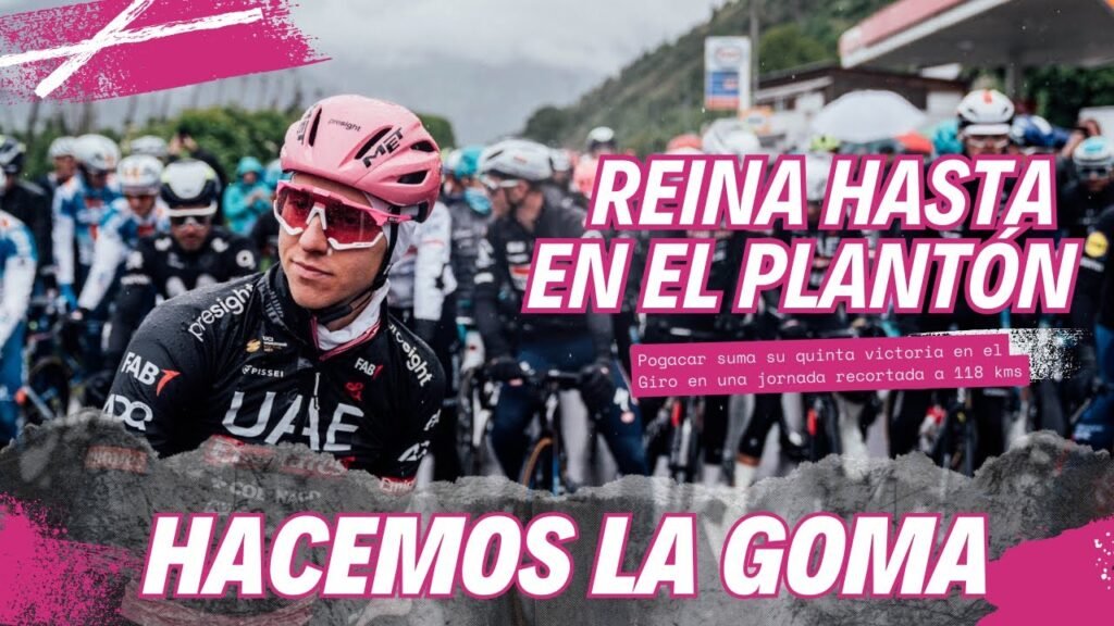 La quinta victoria de Pogacar en el Giro Monte Pana