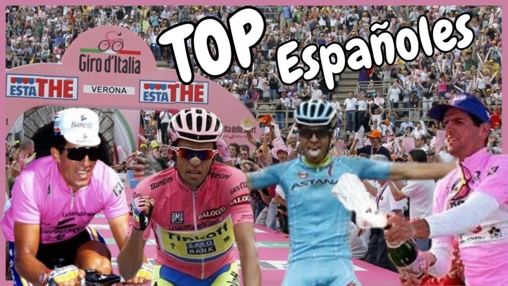 Los mejores ciclistas ESPANOLES en el GIRO de Italia