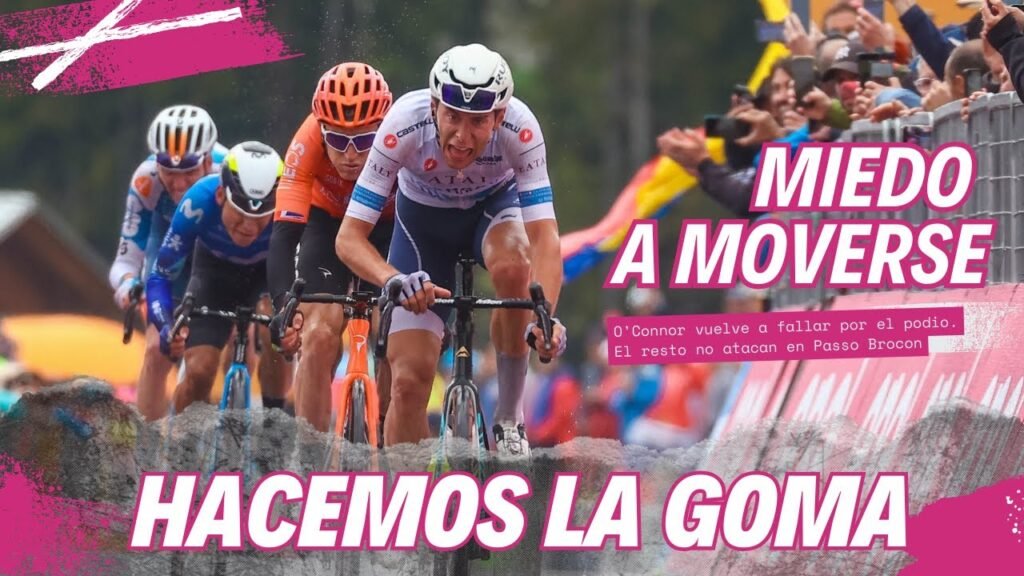 Nadie se mueve por el podio del Giro Passo Brocon