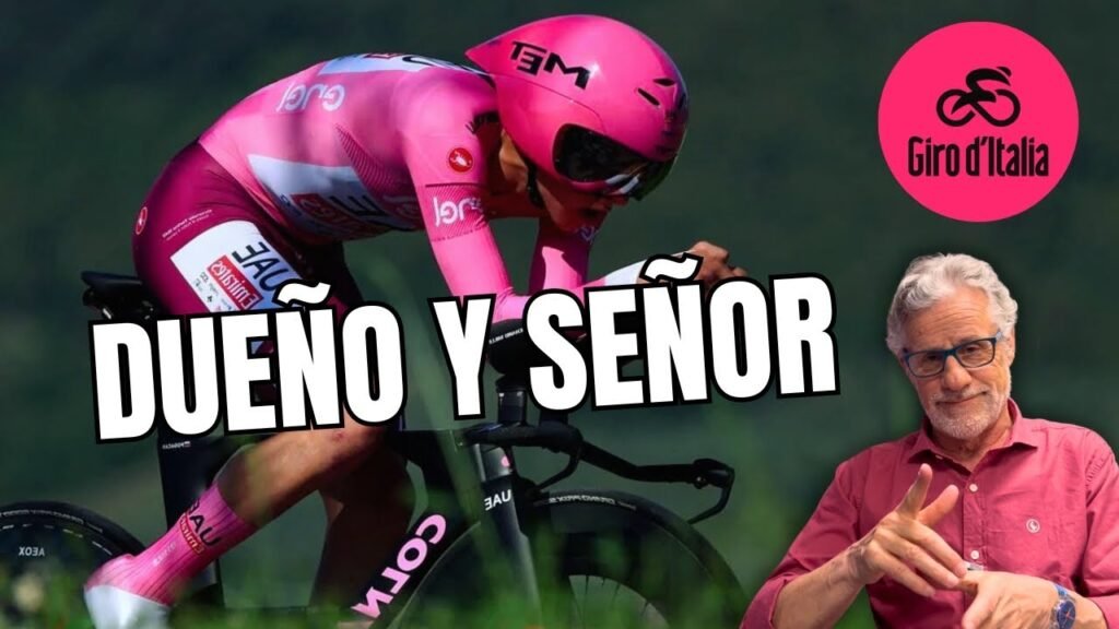 POGACAR MUERDE HASTA EN LA CRONO