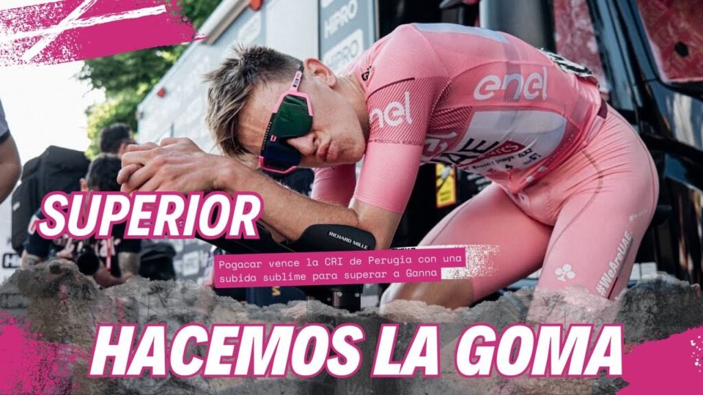 POGACAR SE LUCE EN LA SUBIDA A PERUGIA CRI