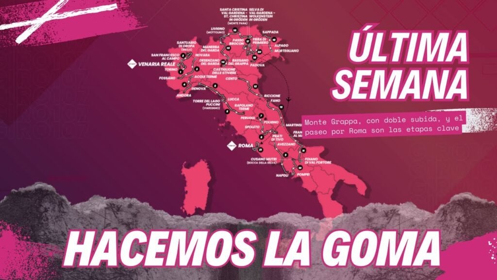 RECORRIDO GIRO DE ITALIA TERCERA SEMANA HacemosLaGoma