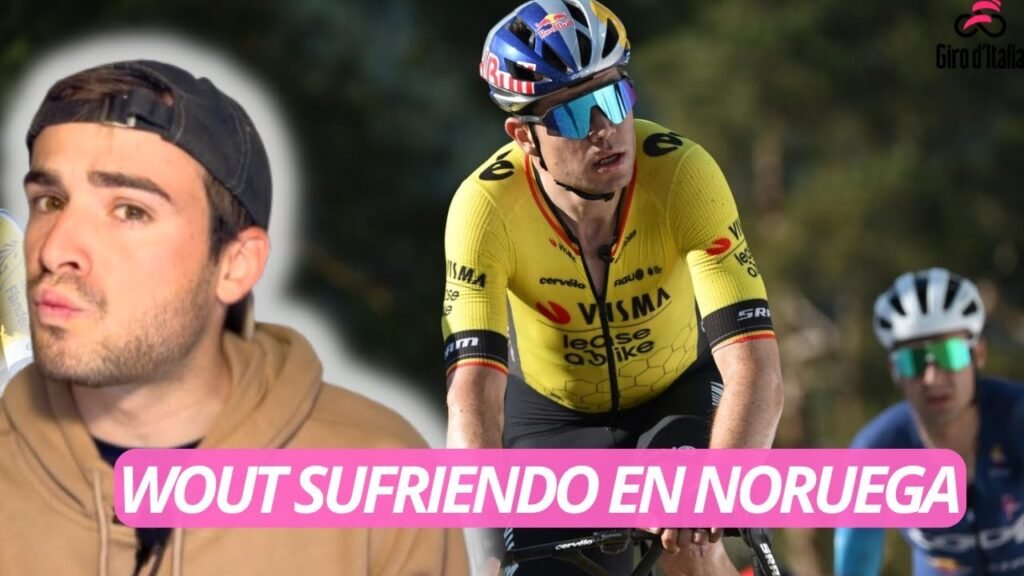 VAN AERT SUFRE en su PRIMERA CARRERA / Etapa 19 Giro de Italia 2024 10 VAN AERT SUFRE en su PRIMERA CARRERA Etapa 19
