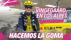 Vingegaard entrena en los Alpes para el Tour de France