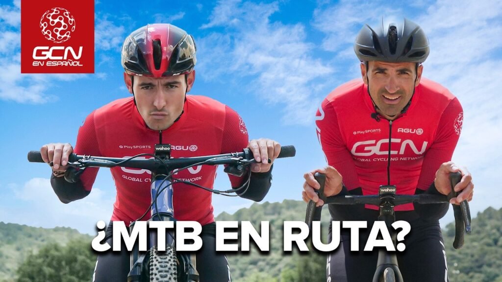 ¿Cuanto mas lenta es una bicicleta de montana en carretera