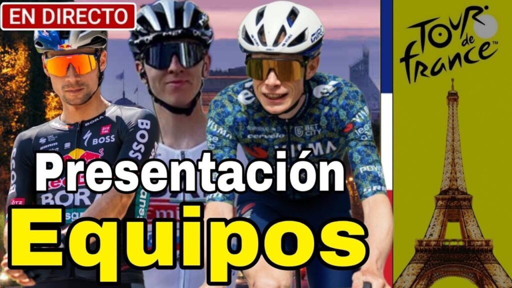 EN VIVO Presentación De Equipos | Tour de Francia 2024 - Conoce Todos Los Participantes 1 EN VIVO Presentacion De Equipos Tour de Francia 2024