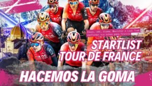 Startlist Tour de Francia 2024 Ineos UAE Visma Movistar Team