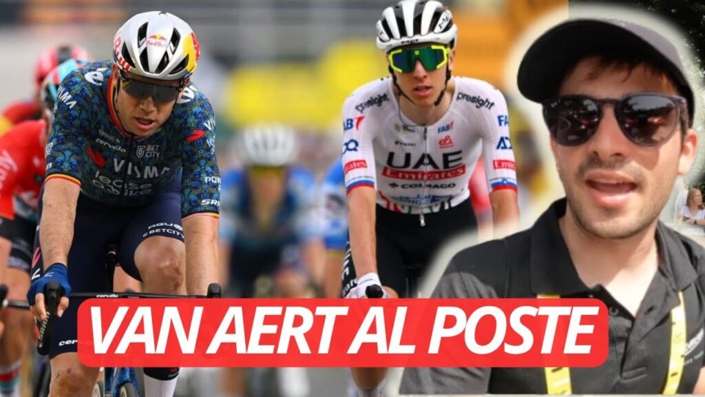 VAN AERT a punto de llevarse ETAPA y el MAILLOT