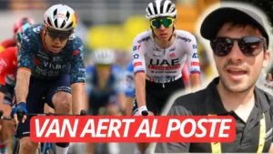 VAN AERT a punto de llevarse ETAPA y el MAILLOT