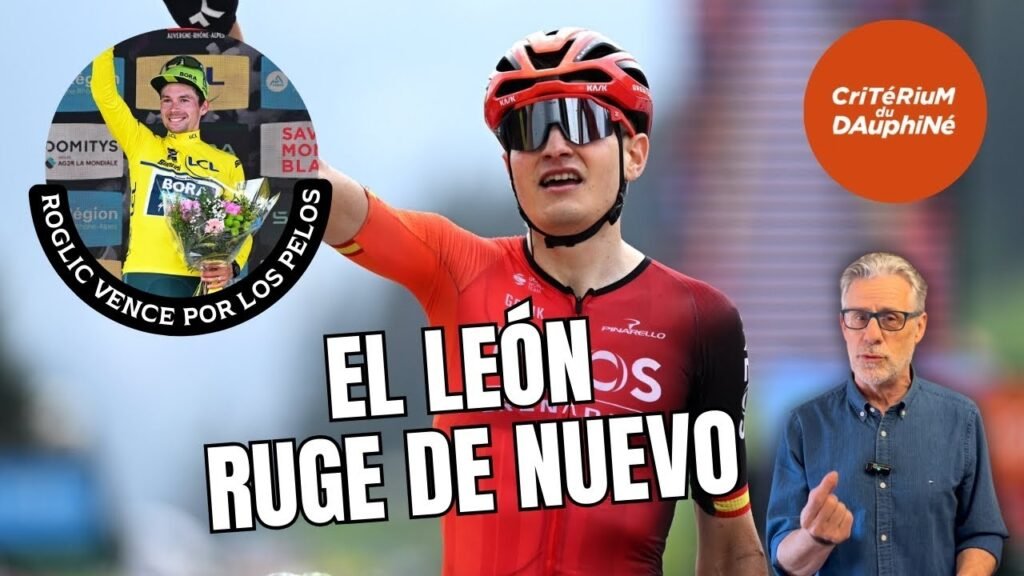 VICTORIA de CARLOS RODRÍGUEZ en la final de un DAUPHINE que GANA ROGLIC por 8 SEGUNDOS 10 VICTORIA de CARLOS RODRIGUEZ en la final de un DAUPHINE