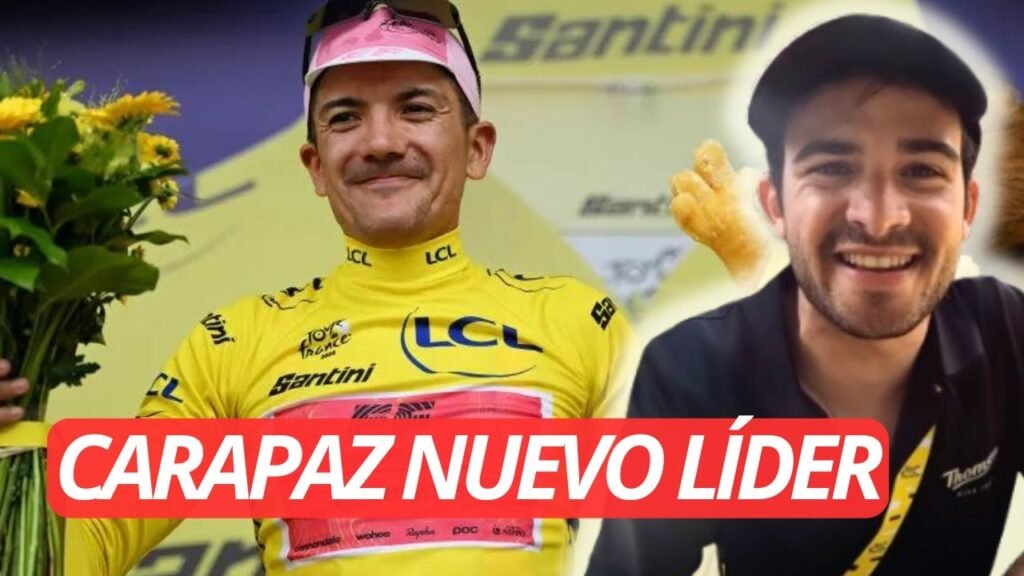 CARAPAZ es el NUEVO MAILLOT AMARILLO del TOUR ETAPA