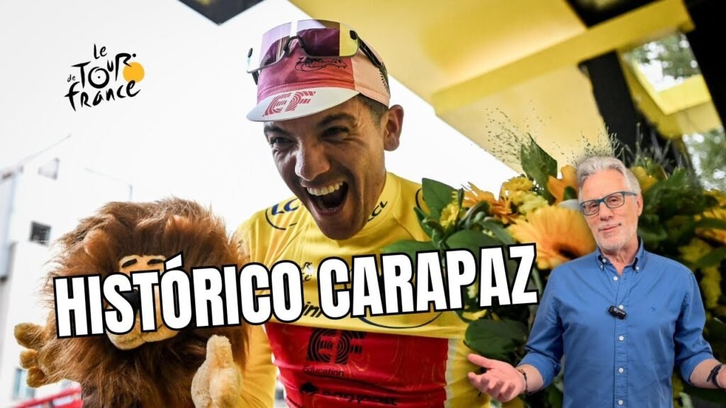 CARAPAZ se viste de LIDER en el TOUR de FRANCIA