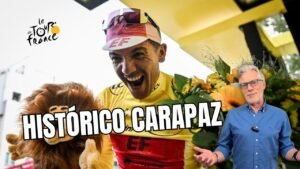 CARAPAZ se viste de LIDER en el TOUR de FRANCIA