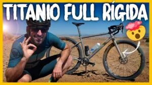 CUADRO y HORQUILLA de TITANIO para CICLISMO PROS