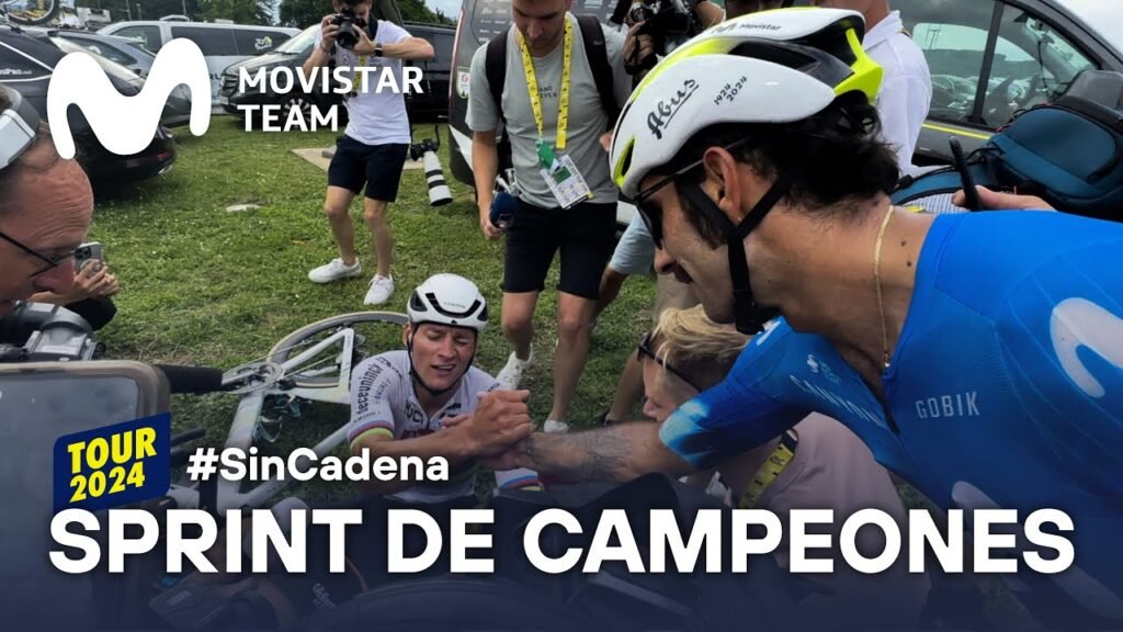 Etapa 10 al Sprint en el Tour de Francia con Fernando Gaviria | Movistar Team 2024 8 Etapa 10 al Sprint en el Tour de Francia con